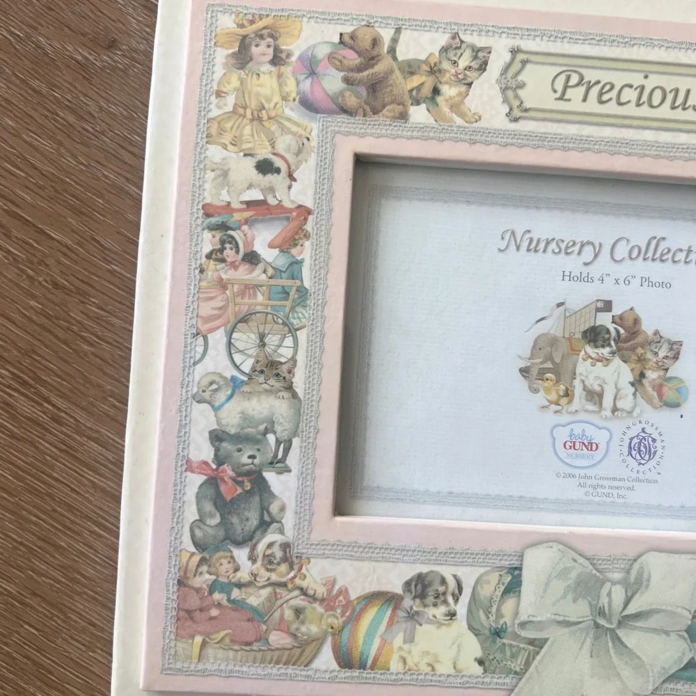 Baby Gund Nursery Collection John Grossman 4x6 Picture Frame Precious Victorian